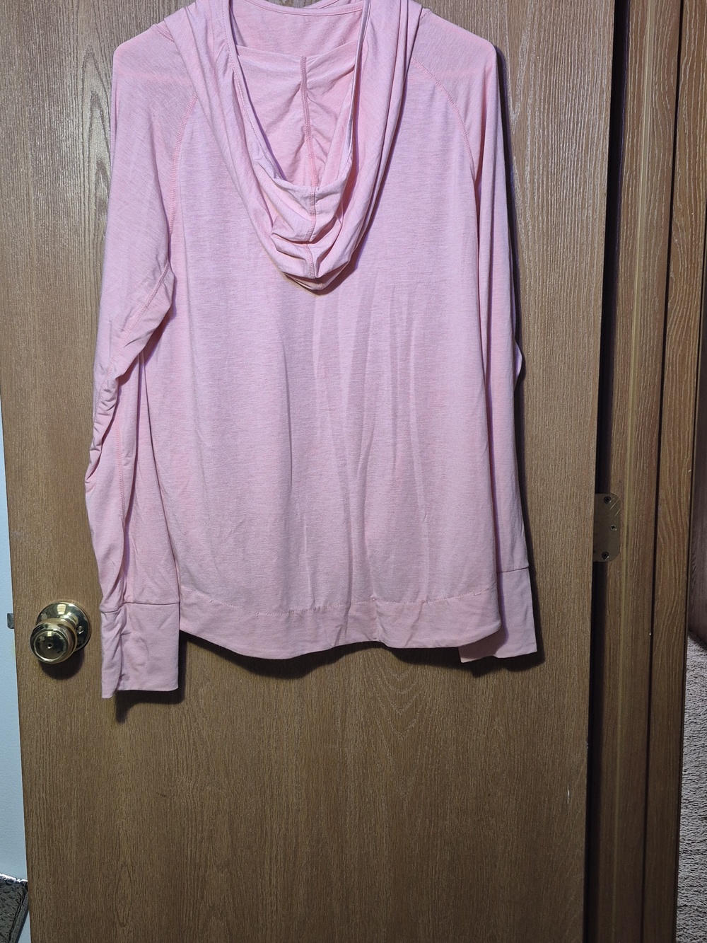 90 Degree by Reflex Pink Running Pullover Hoodie Women's Size Large